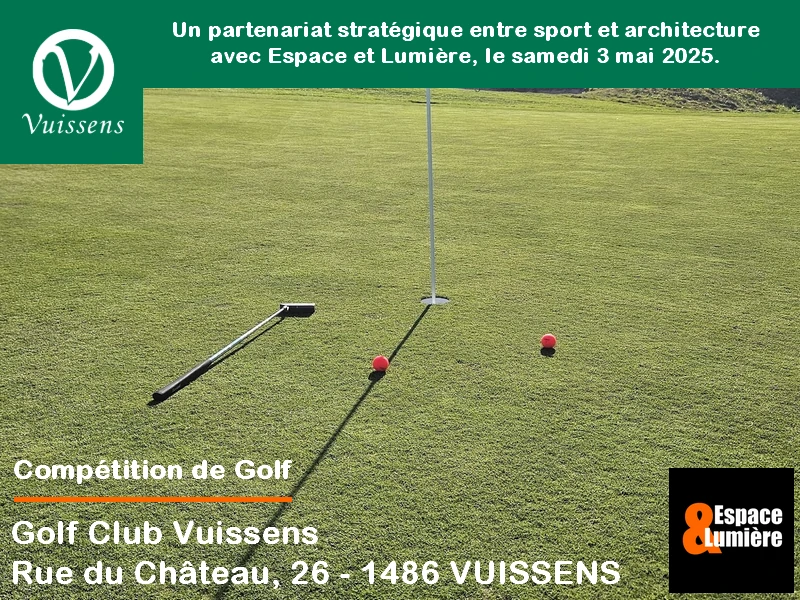 1 Partenariat avec le Golf Club de Vuissens !