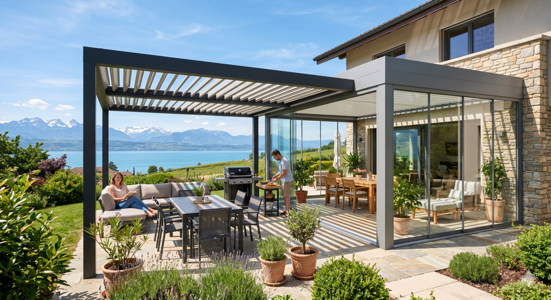 Véranda et pergola à Neuchâtel